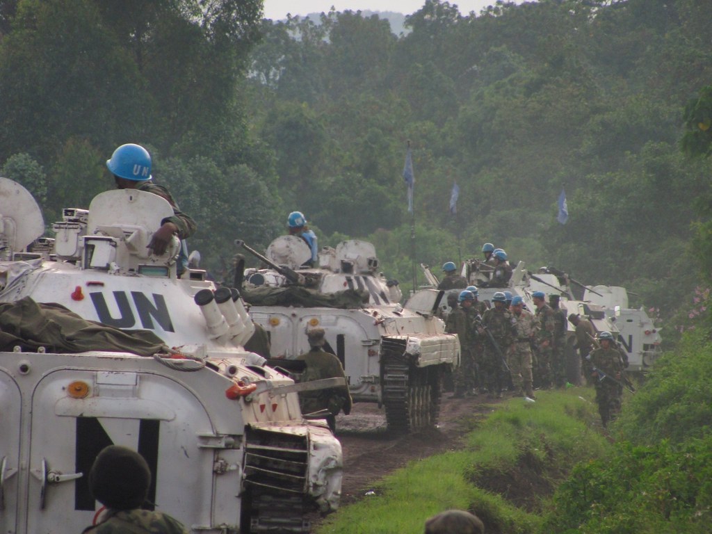 tanques da onu em operação de paz monusco